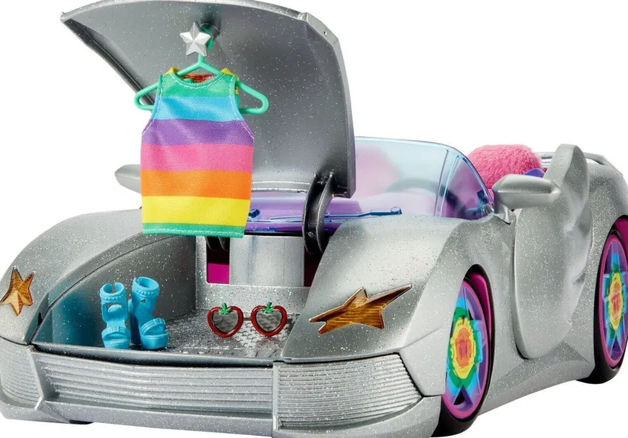 Barbie Puppen Puppe spielzeuge Kinder Barbie Auto Cabrio HDJ47 Fahrzeug