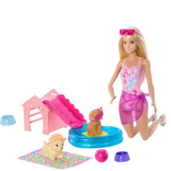 Barbie Puppy Pool Party - Aloha Blonde