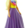 Barbie - Spielfigur Barbie im lila Kleid, 10cm