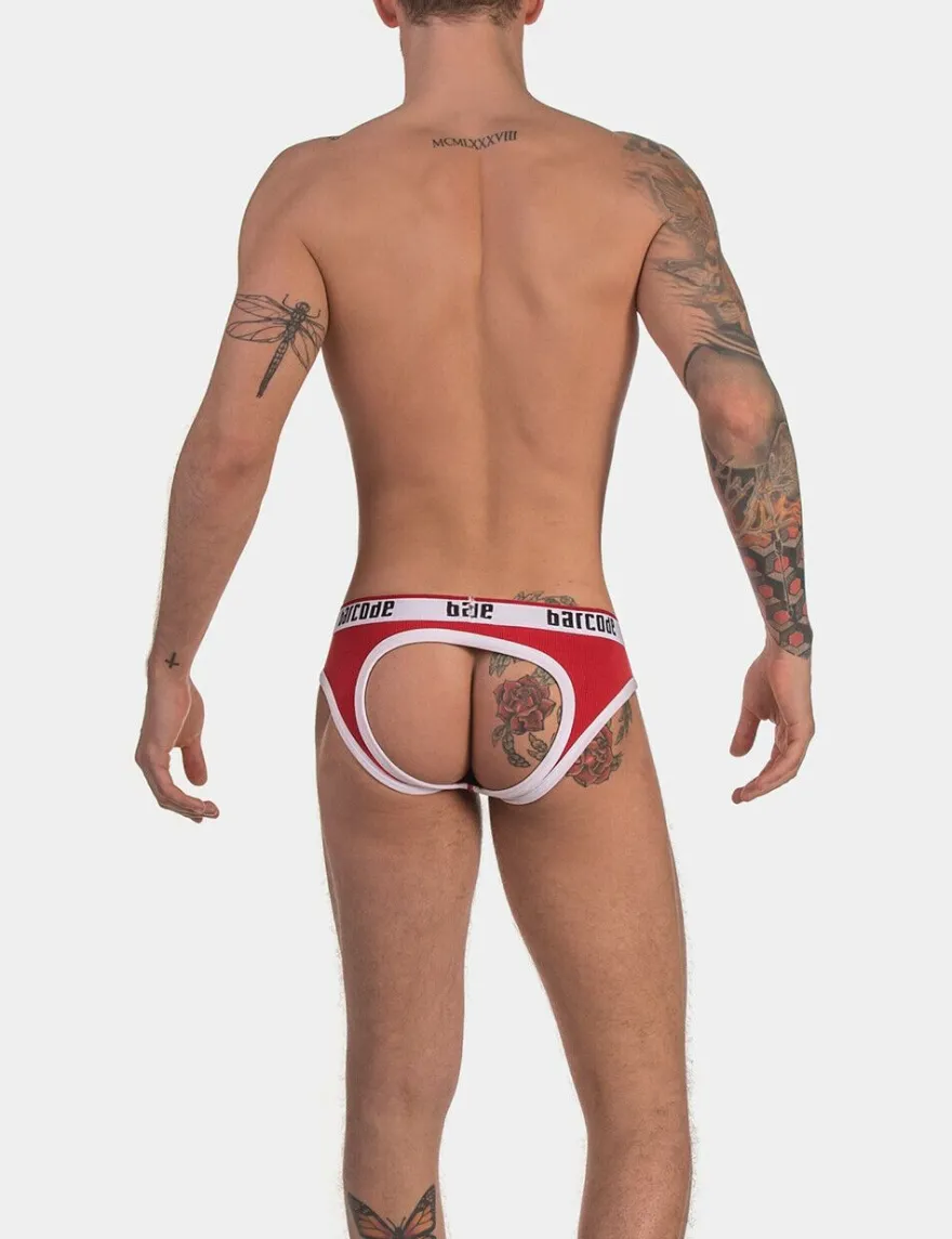 barcode Berlin - Backless Maxime rot S M L XL Herren 91730/301 gay sexy arschfrei