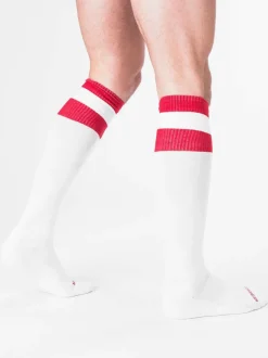 barcode Berlin Football Socks weiß-rot 90143/201 Angebot sexy SALE Blitzversand