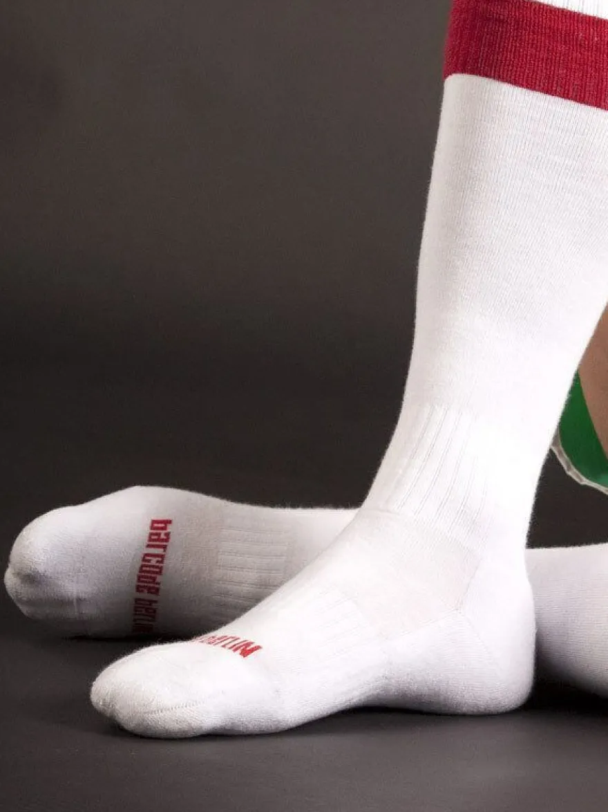 barcode Berlin Football Socks weiß-rot 90143/201 Angebot sexy SALE Blitzversand