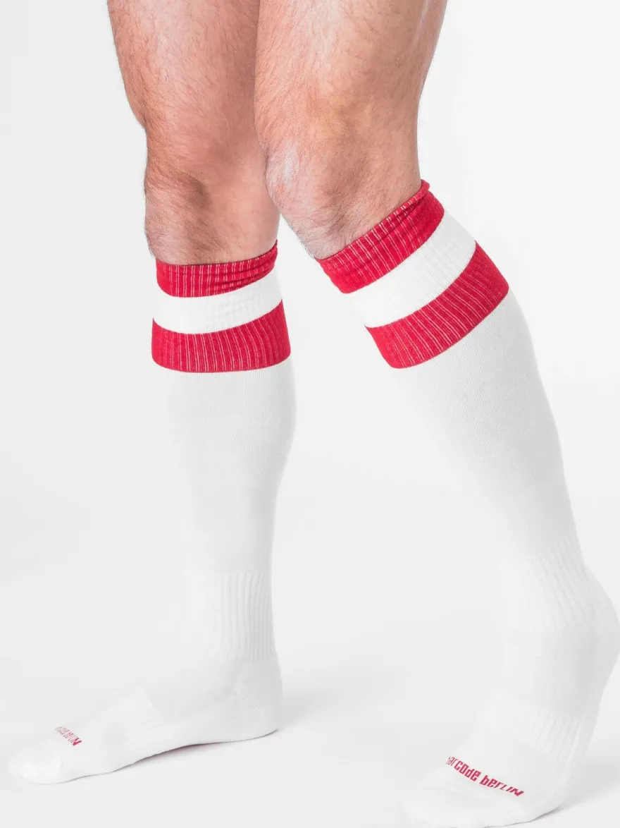 barcode Berlin Football Socks weiß-rot 90143/201 Angebot sexy SALE Blitzversand