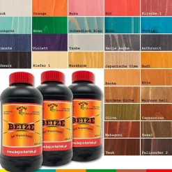 Bartek 3x450ml Beize Wasserbeize Holzbeize Möbel Tischlerbeize 30 Farben Auswahl