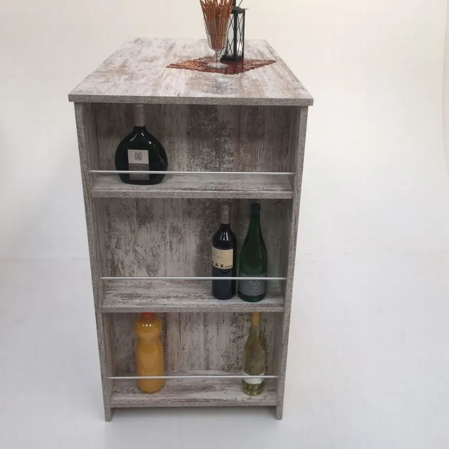 Bartisch, Stehtisch 120x60cm. Canyon White Pine Made in Germany