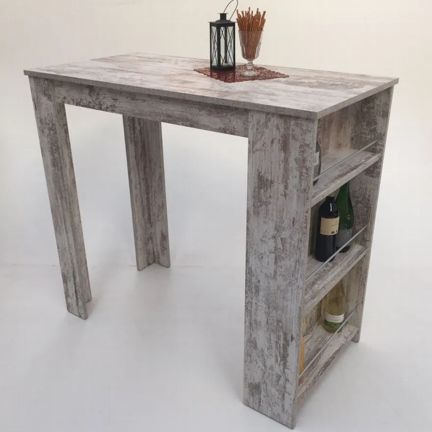 Bartisch, Stehtisch 120x60cm. Canyon White Pine Made in Germany