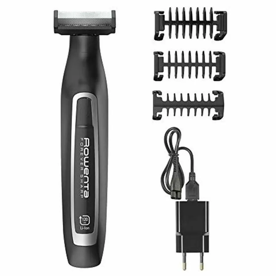 Barttrimmer Rowenta Forever Sharp TN6000, 3-in-1, schwarz/silber