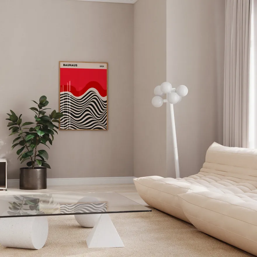 Bauhaus Ausstellung Poster · Geschenkidee · Bauhaus Design · Bauhaus Wandkuns