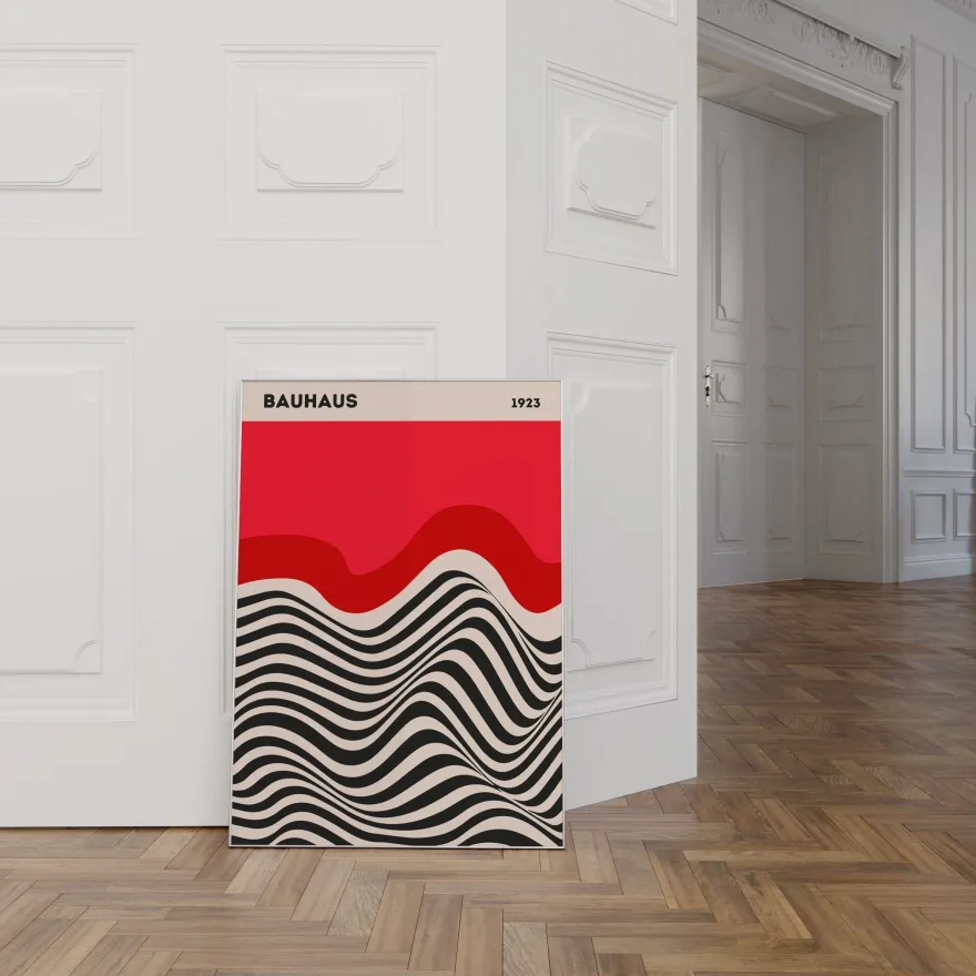 Bauhaus Ausstellung Poster · Geschenkidee · Bauhaus Design · Bauhaus Wandkuns