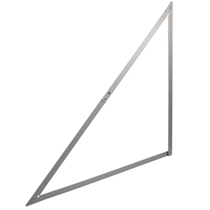 Bauwinkel klappbar 1200 mm / 120 cm | Winkeldreieck aus Aluminium für exakte 90°