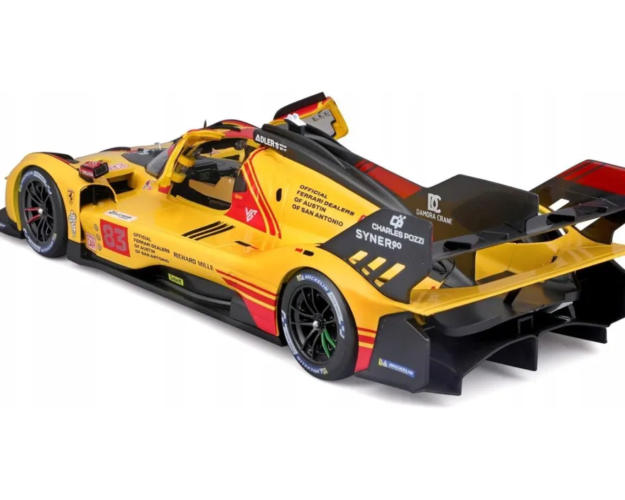Bburago 18-16313 Ferrari 499P LMH #83 Modellauto 1:18 Le Mans 2024 Sammlermodell