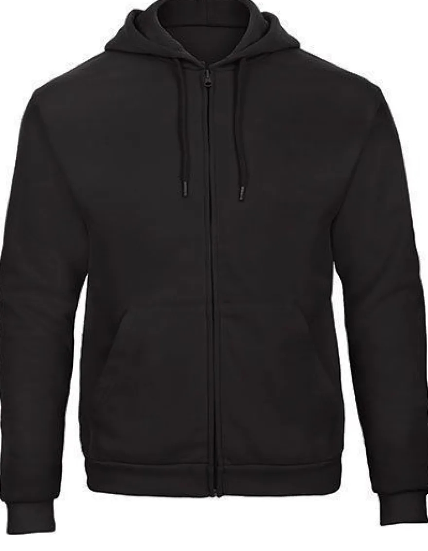 B&C ID.205 Sweat-Jacket 50/50 Zip-Hoodies Herren XS - XXL BCWUI25