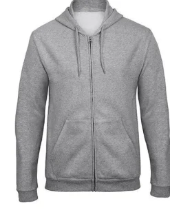 B&C ID.205 Sweat-Jacket 50/50 Zip-Hoodies Herren XS - XXL BCWUI25