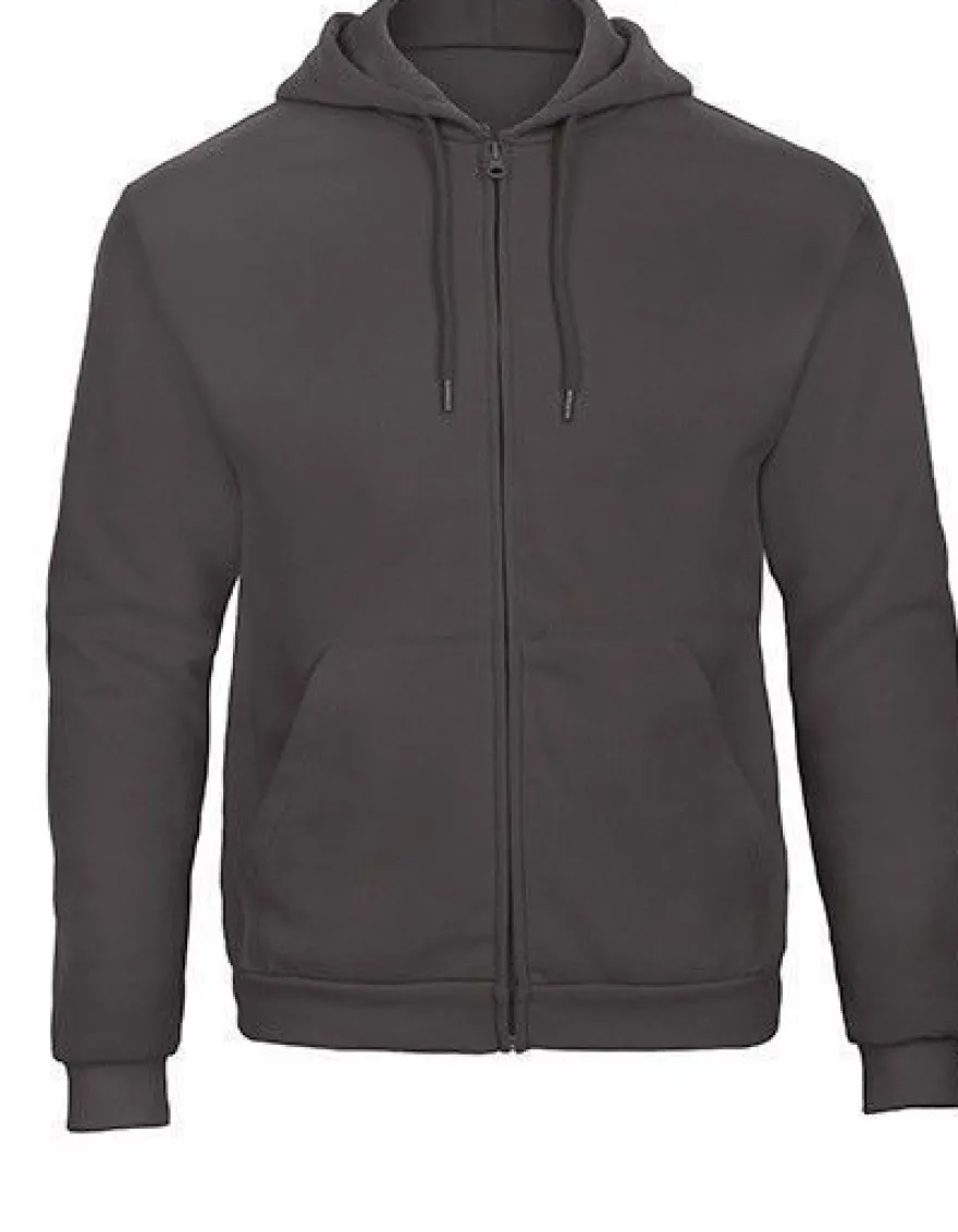B&C ID.205 Sweat-Jacket 50/50 Zip-Hoodies Herren XS - XXL BCWUI25