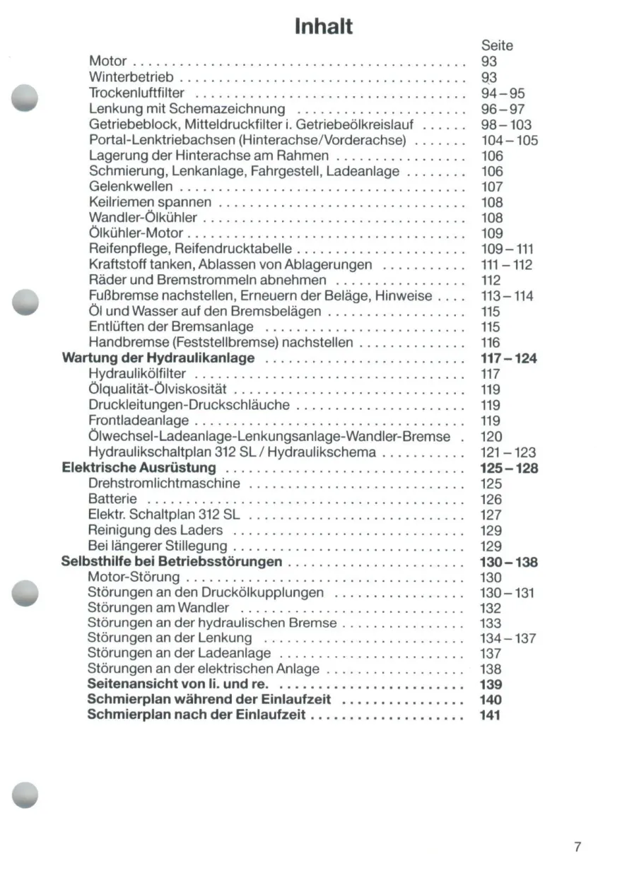 Bedienungsanleitung Bedienungsanweisung Kramer Allrad Schaufellader 312 SL