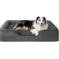 Bedsure Orthopädisches Hundebett 106x80 cm, Ergonomisches Hundesofa für große