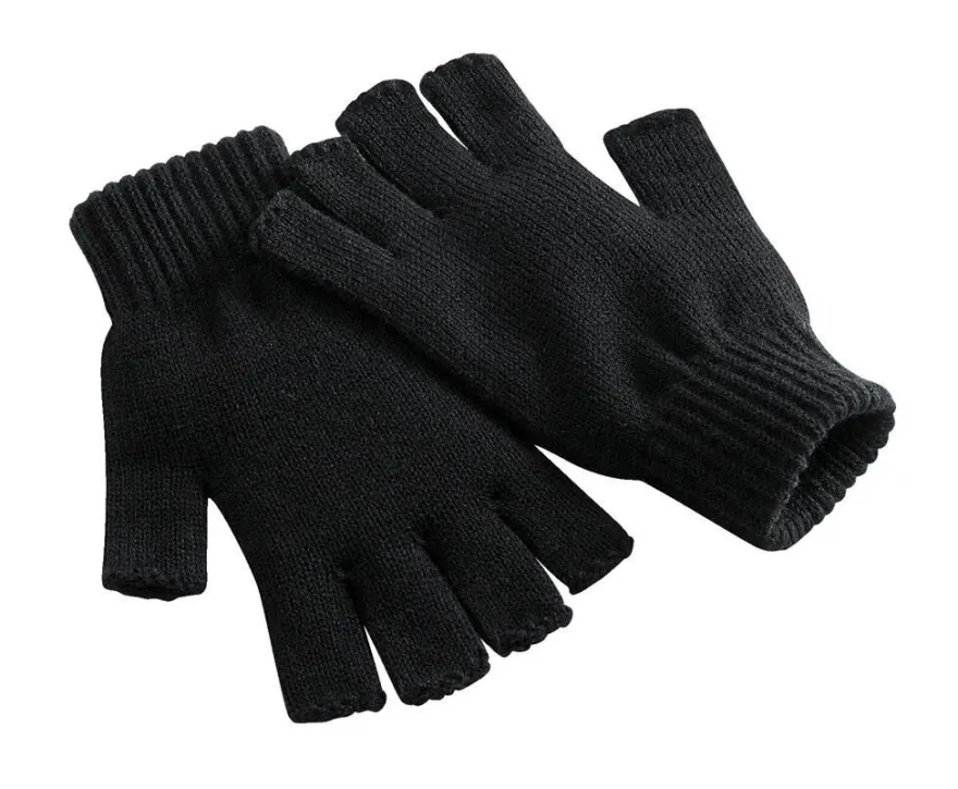 Beechfield Handschuhe Soft-Touch S/M - L/XL Fingerless Gloves B491 NEU