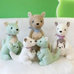 behaarte Mutter und Sohn Kangurus Plüschtiere Plüsch Spielzeug