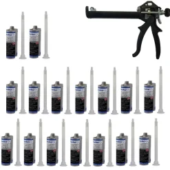 BEKO Set: Pistole + Beko 2-K Speed Türenschaum Zargenschaum 16 x 210 ml