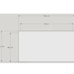 beleuchtete Alu Glasvitrine QM abschließbar & Unterschrank 100 x 50 cm Spiegel