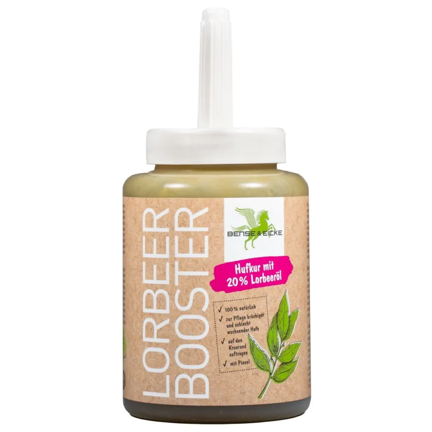 B & E LorbeerBooster - Natürliches Hufpflegeöl für Pferde - 450 ml