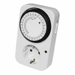 Bemko analoge digitale mini Zeitschaltuhr Schuko Zeitprogrammstecker Tag/ Woche