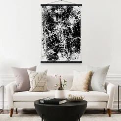 Benjia Magnetische Posterschiene 76cm Schwarz - Einfache Aufhängung für
