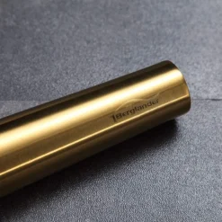 Berglander Teigroller 42cm Edelstahl Nudelholz mit Gold Titan Beschichtung für