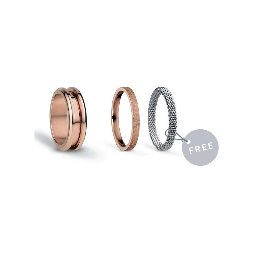 Bering Ringe Damen Symphony-Set3 7 - Weite 55
