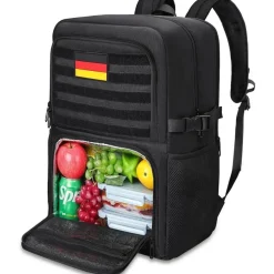 Bertasche Lunch Rucksack, Arbeit Rucksack mit Isoliertem Kühlfach, 17,3 Zoll