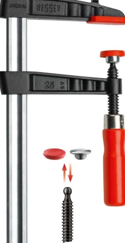 BESSEY Temperguss-Schraubzwinge TG50S10 500 x 100 mm