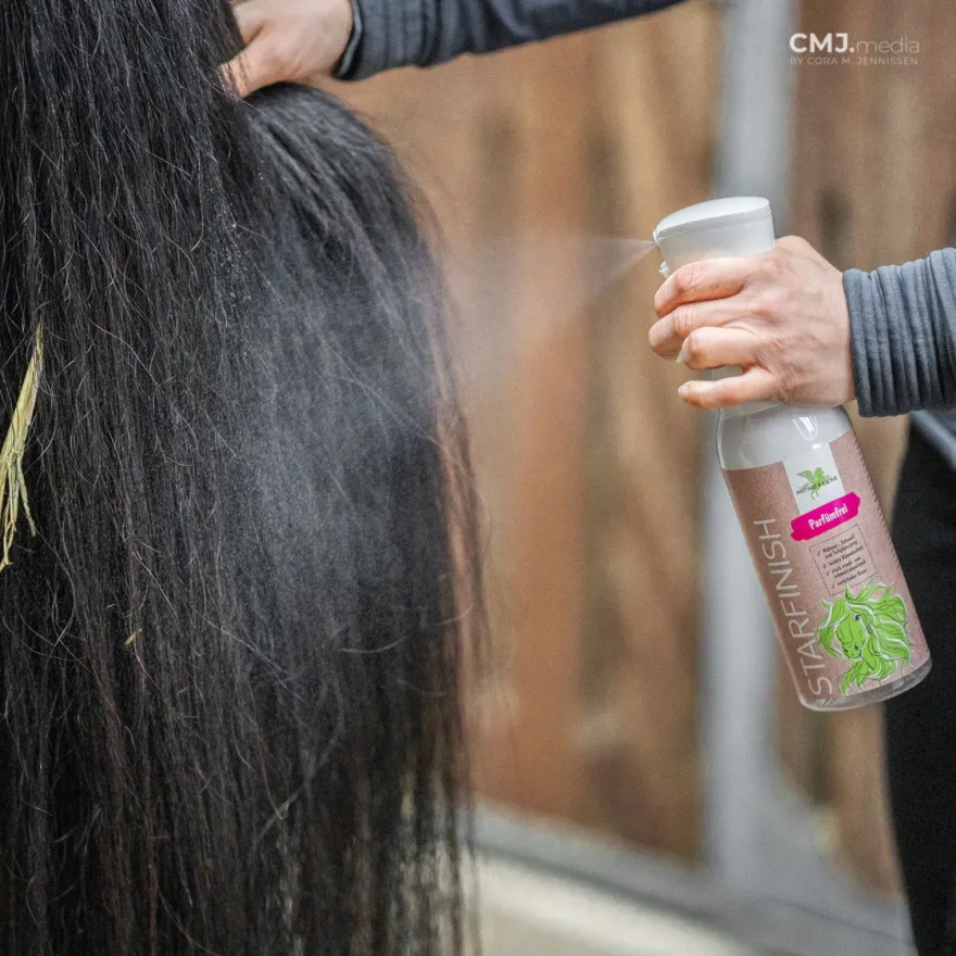 B & E StarFinish parfümfrei - Schweif- und Mähnenspray für Pferde - 500 ml