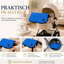 Best For Kids Kinderwagen Handwärmer - Universell, Wasserdicht & Kuschelig, Winter