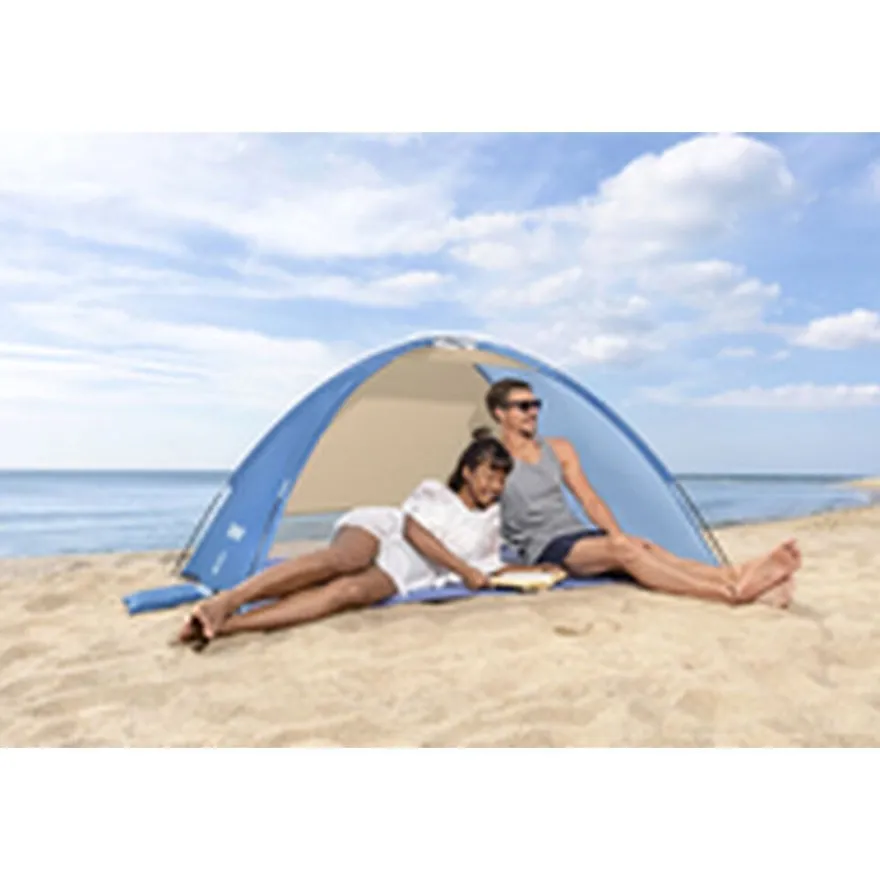 Bestway Zelt Polyester Fiberglas UPF 80+ 200x120x95 cm Camping und Strand 68105