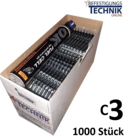 Betonnägel 2,6x40mm Gas blau für Würth Diga CS1 Spit Pulsa 1000 Powers C3 BeA CN40 B