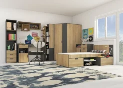 Bett Nano NA13 Jugendzimmer Einzlelbett Bettgestelle 90x200 cm Bettrahmen