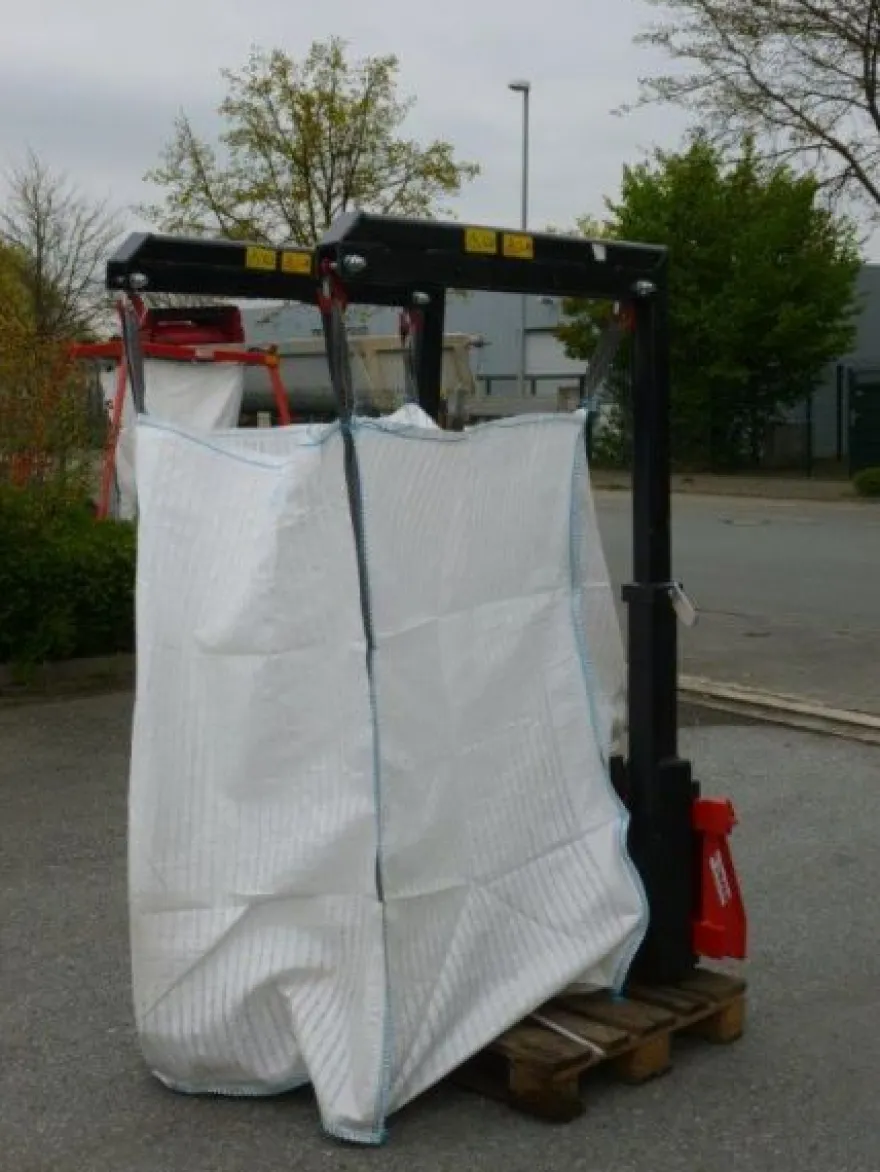 Big Bag Träger Transportgerät für Palettengabel FEM 2 ISO 2