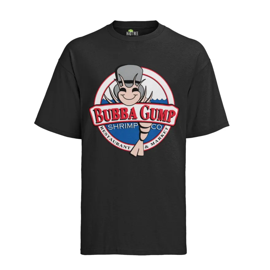 Bio Forrest Gump bubba gump shrimp Film Witzig Lustig Tom Hanks T-Shirt Herren