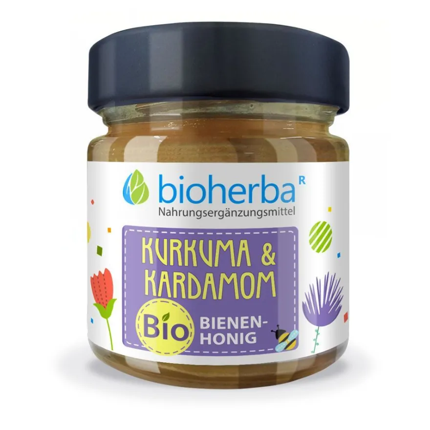 Bioherba Kurkuma & Kardamom Bio-Bienenhonig