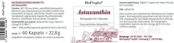 BioProphyl Astaxanthin | 8 mg Astaxanthin hochdosiert | Vitamin E | 60 Kapseln