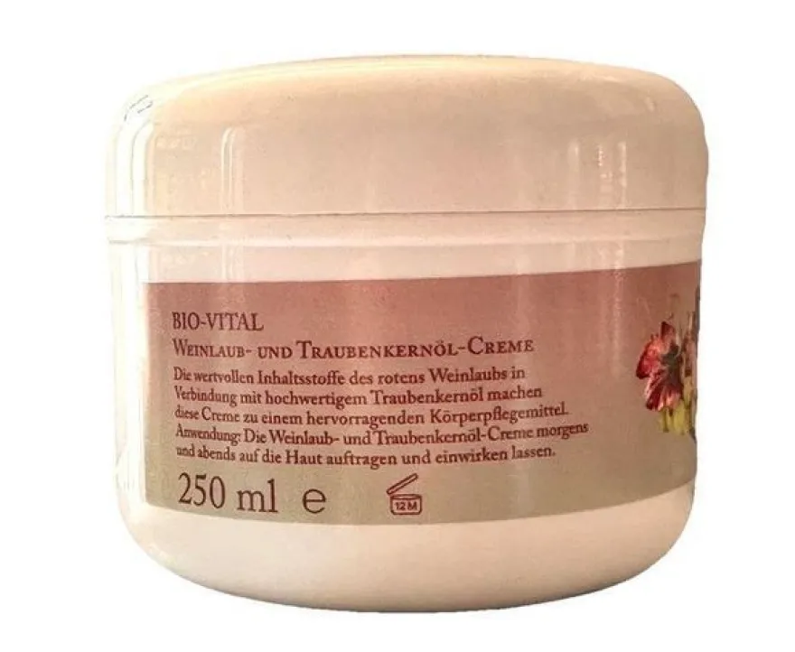 BIO-Vital Weinlaub und Traubenkernöl Creme 2 x 250ml