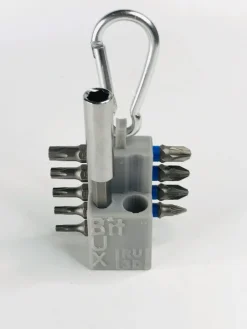 BitBUX Bit halter mit Karabiner, Gürtelclip passend für Leatherman Ratchet Driver