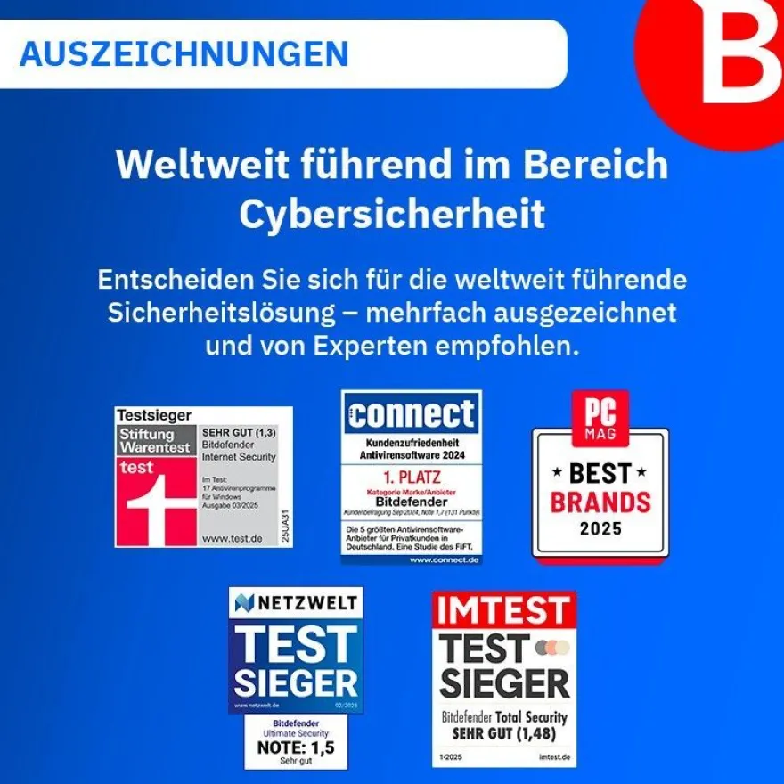 Bitdefender Antivirus FOR MAC / 3 Geräte / 2 Jahr / ESD