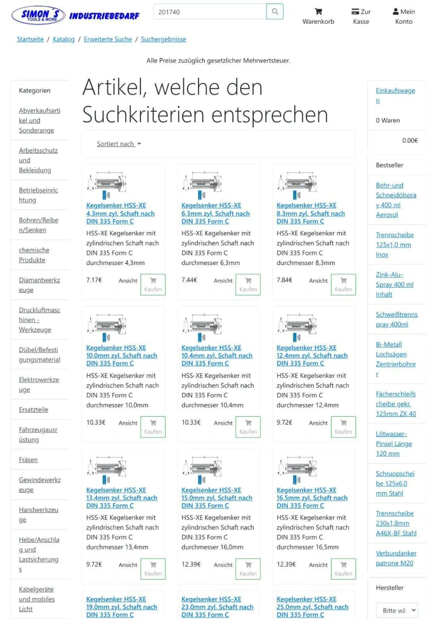 Bit-Schraubendrehergriff mit 30 Bits