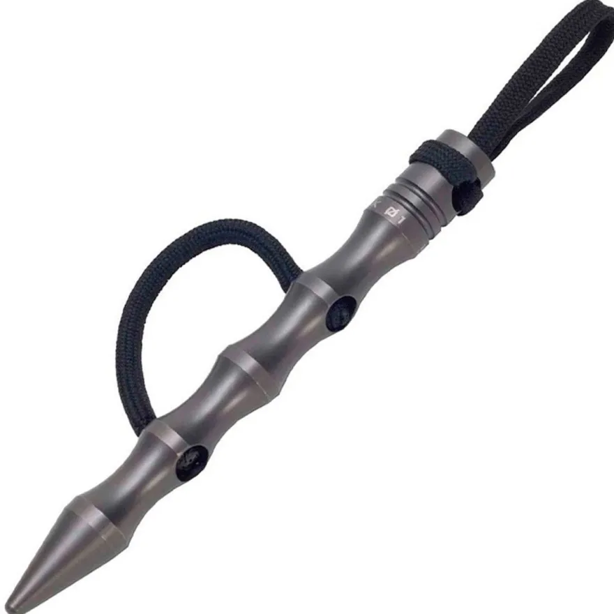 BlackField Palmstick Kubotan T.C.K ø1 titanbeschichtet, mit Kordel