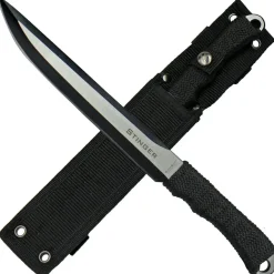 BlackField Stinger Jagdmesser Outdoormesser Gürtelmesser mit Nylonscheide