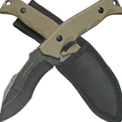 Black Ice Jagdmesser Outdoormesser Hunter III G10 Beschalung mit Gürteletui