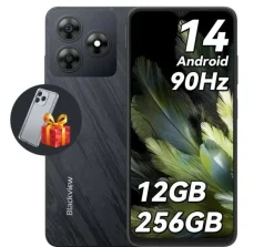 Blackview Wave 8 - 6.56 Zoll, 12 GB RAM, 256 GB ROM, 13MP, Black, Android 14