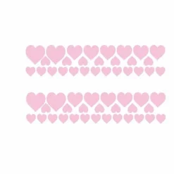 BLAJR Liebe Grafik Auto Aufkleber 56PCS Rosa - Wasserdichtes Sonnenschutz Vinyl