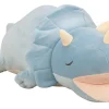 Blaues Kuscheltier Dinosaurier Triceratops Plüsch 50 cm Plüschtier